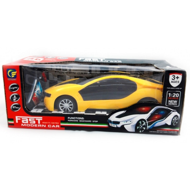 Remote Control Fast Modern Car With 3D Light -1