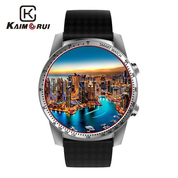 Kaimorui Android Smart Watch Men SIM Card 512MB+8GB Bluetooth Smartwatch Heart Rate Tracker GPS WiFi for Android IOS Watch Phone