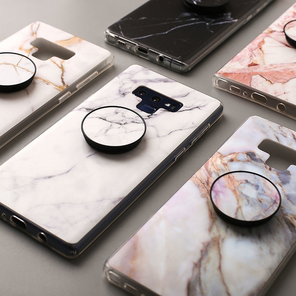 Luxury Note 9 Cases for Samsung Galaxy S7Edge S7 S8 S8Plus Note 8 S9 S9Plus Cover Marble Stone Phone Case with Grip Stand Holder