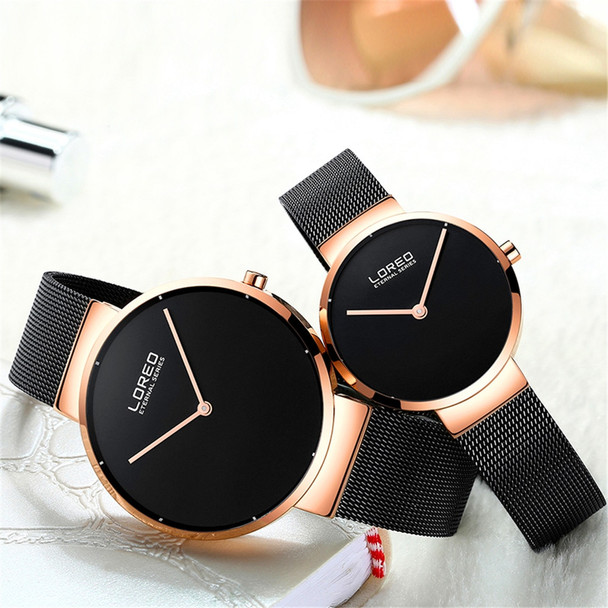 Watch Women LOREO Brand Elegant Simple Watches Fashion Ladies Quartz Watches Clock Male Casual Men Wristwatches Couple Clock