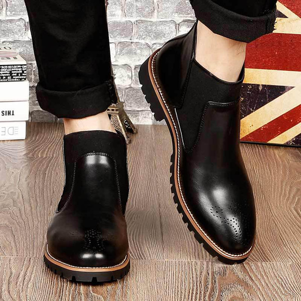 2018 Spring Summer Casual Men Boots Plus Size Solid Casual Short Men Boots  RQ001