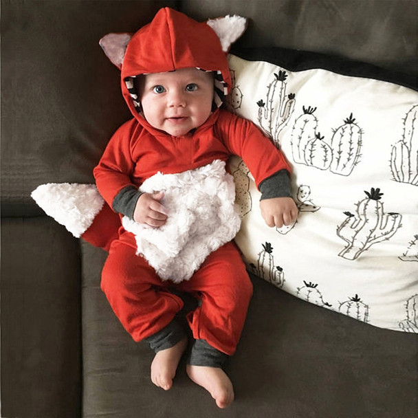 Newborn Infant Baby Girls Boys 3D Cartoon Fox Hooded Romper Jumpsuit Outfits baby costume mameluco bebe