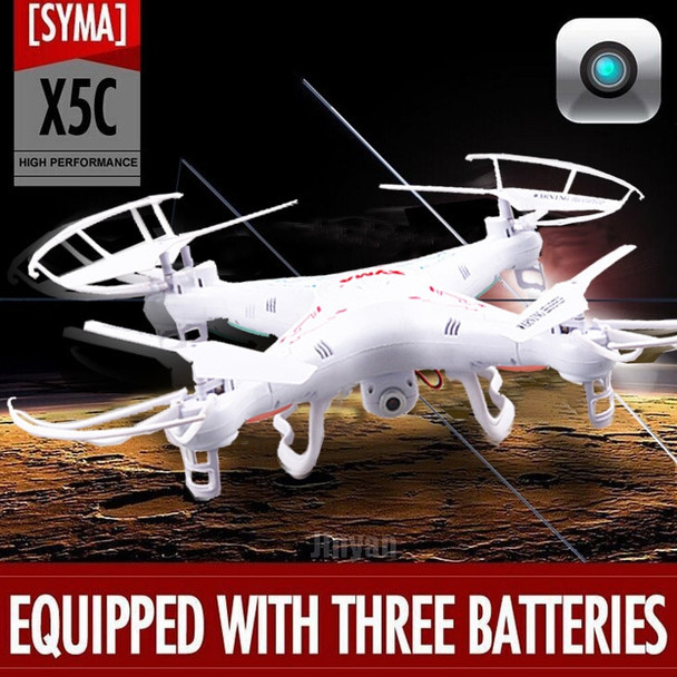 New Syma x5c Upgrade Syma x5c-1 2.4G 4CH 6-Axis aerial RC Helicopter Quadcopter Toys Drone With Camera or Syma x5 Without camera