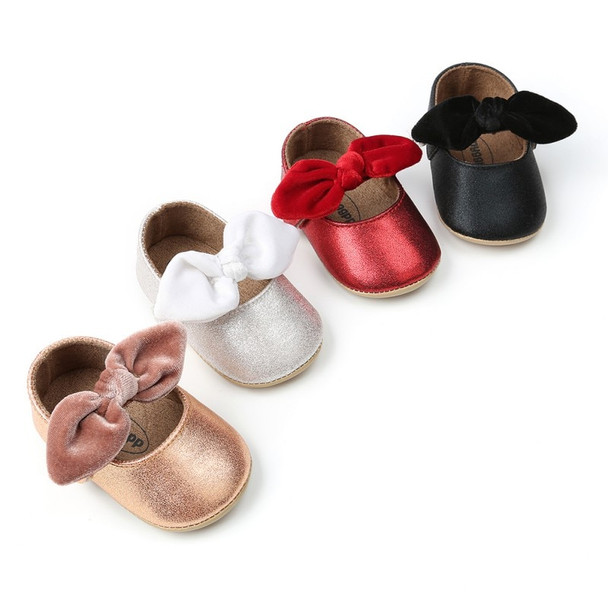 Fashion Baby Girl Bow-knot Soft Sole Shoes Anti-slip Shoes Princess First Walkers 0-18M 