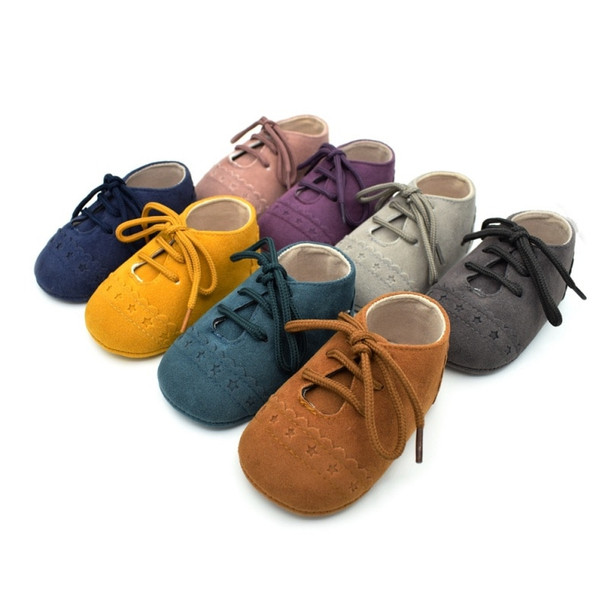 Baby Shoes Newborn Toddler Shoes 8 Color 2022 New Infant Solid PU Baby Anti-slip Sneakers Baby Boy Girls Shoes S2