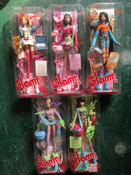 RARE Hi Glam Fashion Doll Pam Alex Julia Kit Collection Girl Gif toy