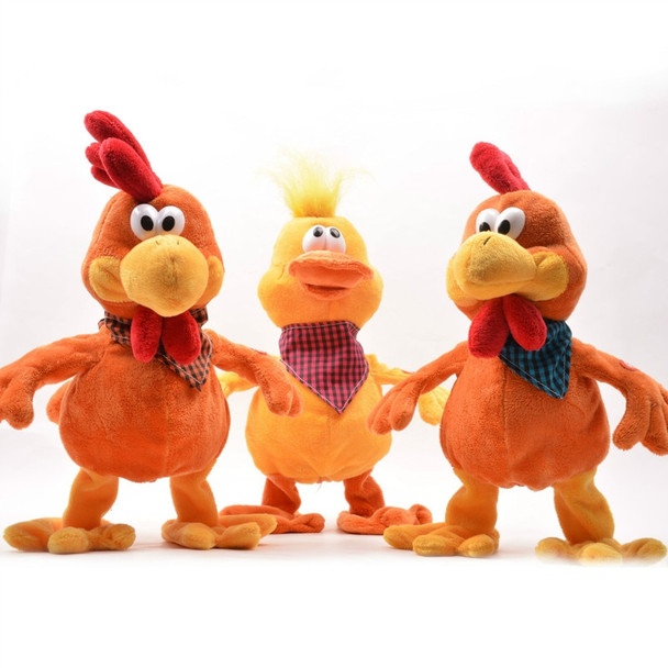 Funny Crazy Dancing Singing Doll Cock Duck Frog Electric Chicken Musical Plush Toy Lovely Rooster Noisy Toys for Children