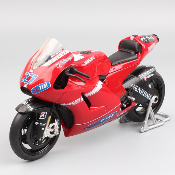 1/12 automaxx Desmosedici MotoGP GP10 2010 No.27 racer Casey Stoner racing Diecast model moto bike motorcycle toy car collectors