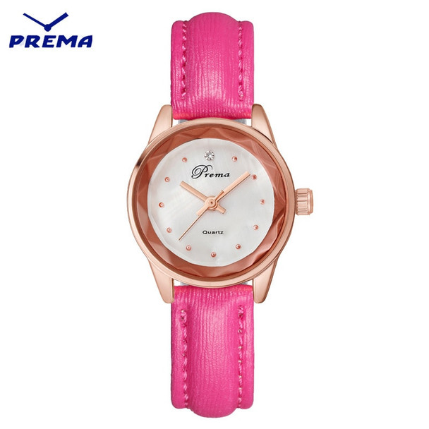 Relogio Feminino New PREMA Women Watches Fashion Leather Quartz Ladies Wrist Watch Clock Montre Femme for Female Lovers