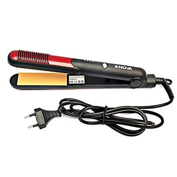 Nova Nhc-473crm Ceramic Hair Straightener For Women And Men 