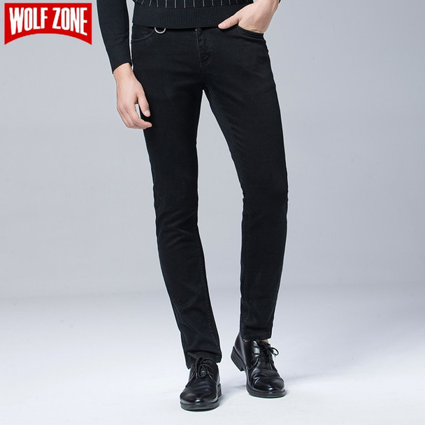 New Brand Jeans Men Slim 2017 Spring Fashion Men Designer Stretch Winter Cotton Casual Business Skinny Long Trousers Pants