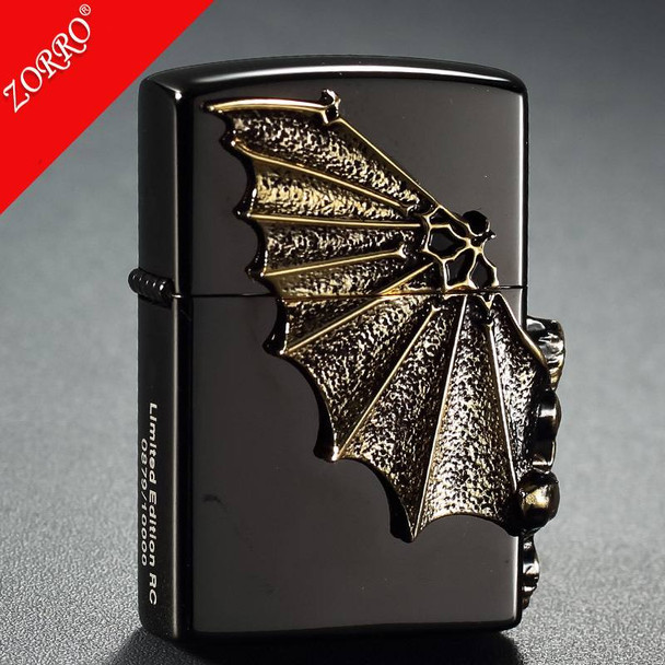 ZORRO brass Battle lighter gasoline kerosene oil petrol cigarette lighter outdoor windproof gift for men As good as Zippo