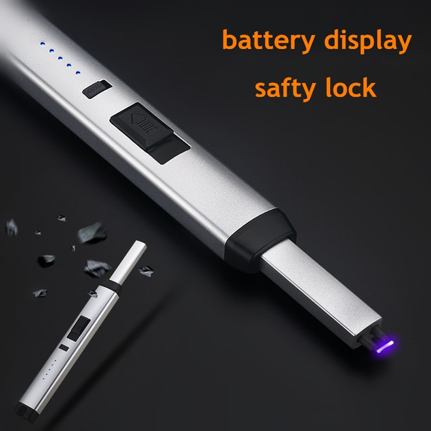 New Arc Windproof Plasma Electronic USB Recharge Kitchen bbq Cigarette Smoking Electric Lighter two type original box