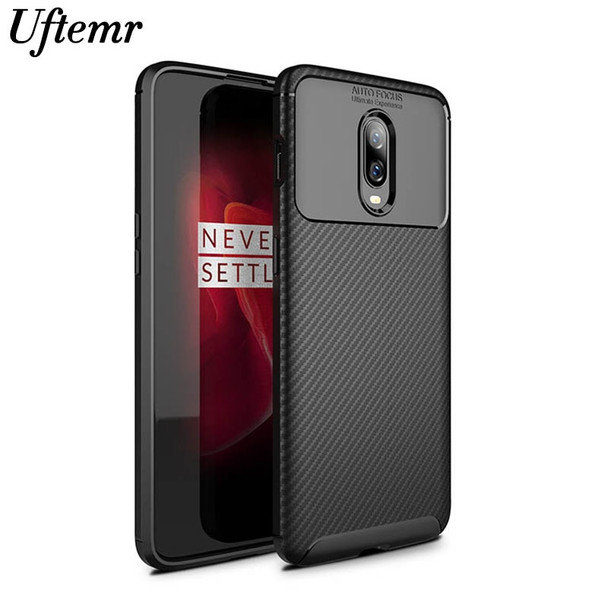 OnePlus 6T Case carbon fiber Shock proof soft tpu silicone Back Cover case for Oneplus 6 6T One Plus 6T A6013 Accessories 1+6T  