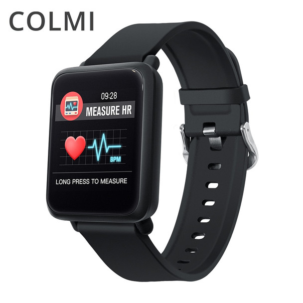 COLMI Smart Watch Square Screen Heart Rate Monitor Blood Pressure Oxygen Multi Sport Mode Waterproof Smartwatch for iOS Android