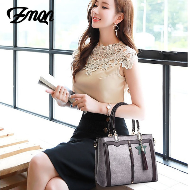 ZMQN Women Handbags Famous Desingser Brands Bags Women Leather Handbags Bag For 2018  Simple Tsssel Shoulder Bag Gray Bolso B922 ZMQN Women Handbags Famous Desingser Brands Bags Women Leather Handbags Bag For 2018  Simple Tsssel Shoulder Bag Gray Bolso B922