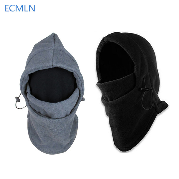 Winter warm Fleece beanies hats for men skull bandana neck warmer balaclava face mask Wargame Special Forces Mask 2017