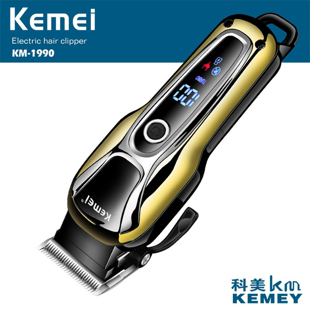 100-240V kemei rechargeable hair trimmer professional hair clipper hair shaving machine hair cutting beard electric razor