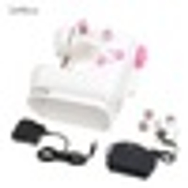 220V Multifunction Pink Electric Home Desktop Sewing Machine Handwork US Plug 9W