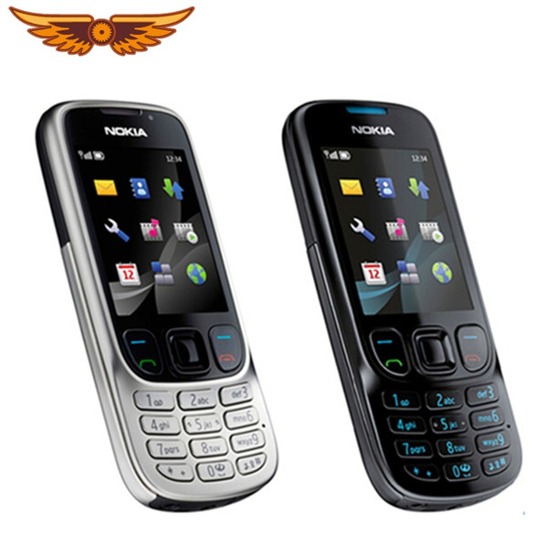 Original unlock NOKIA 6303i mobile phone black and silver color for you choose have russian or arabic keyborad