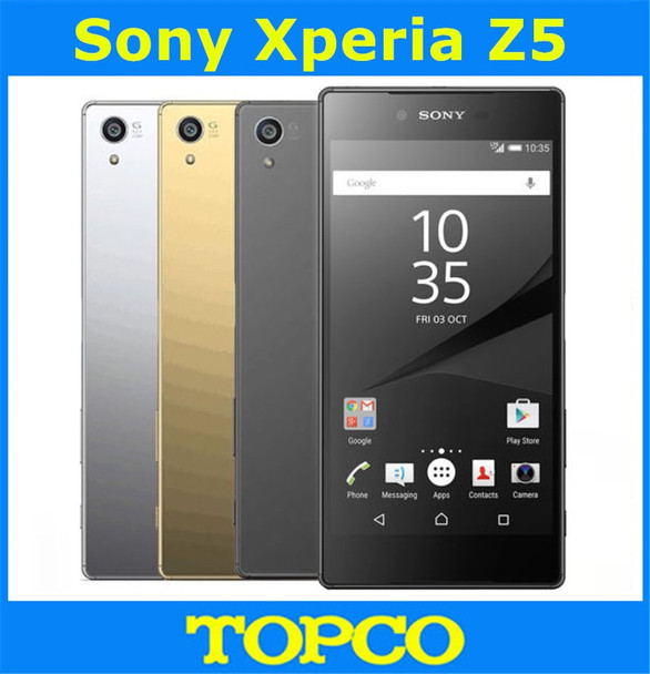  Sony Xperia Z5 E6653 Original Unlocked GSM 3G&amp;4G Android Mobile Phone Octa Core 5.2" 23MP WIFI GPS 32GB ROM