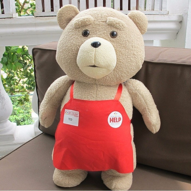 2016 Movie Teddy Bear Ted 2 Plush Toys In Apron Soft Stuffed Animals Plush 45cm