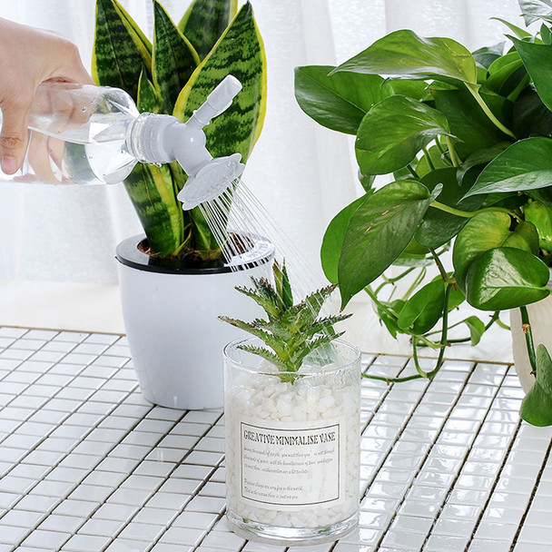 Houseplant Garden 2In1 Plastic Succulent plants Sprinkler Nozzle For Flower Waterers Bottle Watering Cans Sprinkler