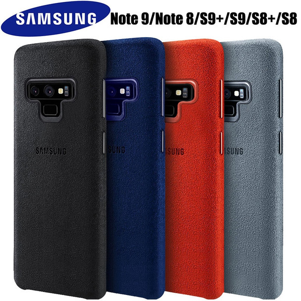 Samsung Note 9 Case Original Genuine Suede Leather Fitted Protector Case Samsung Galaxy S8 S9 plus back Case Galaxy Note9 Cover