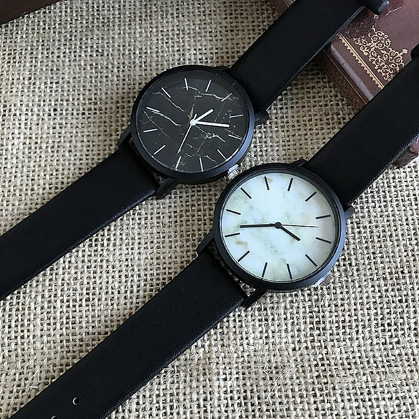 2022 Fashion Marbling Stripe Creative Quartz Watch Men Women Wristwatches Leather Band Clock British Style Marble Watch