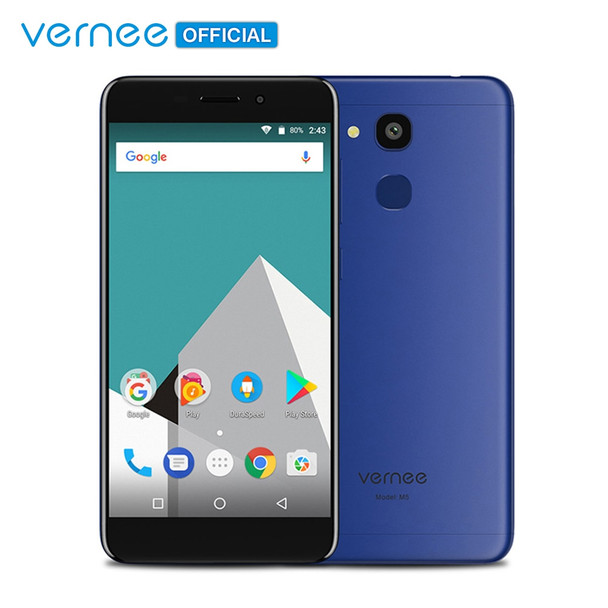 Vernee M5 MT6750 Octa-core Android 7.0 Cellphone 4G RAM 64G ROM 5.2 Inch 13MP 3300mAh 4G Dual SIM Fingerprint Sensor Smartphone