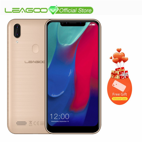 LEAGOO M11 Smartphone 6.18" 4000mAh 2GB RAM 16GB ROM Android 8.1 MT6739 Quad Core Rear Fingerprint Rapid Charge 4G Mobile Phone