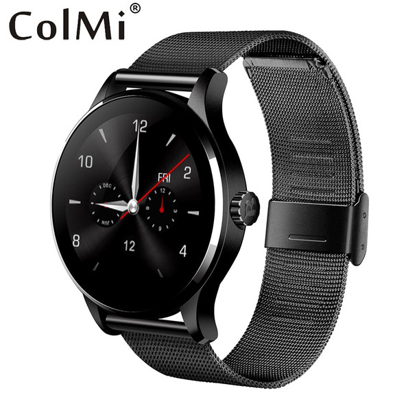 ColMi K88H Plus Smart Watch 1.22 Inch Round Screen Support Heart Rate Monitor Bluetooth MTK2502C Wristwatch For IOS Android