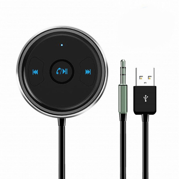 ENKLOV In-line Car Wireless Bluetooth Audio Adapter 4.1 Stereo AUX Interface Mobile Music Receiver Bluetooth Car Kit