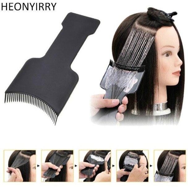 Professional Fashion Hairdressing Hair Applicator Brush Dispensing Salon Hair Coloring Dyeing Pick Color Board Hair Styling Tool