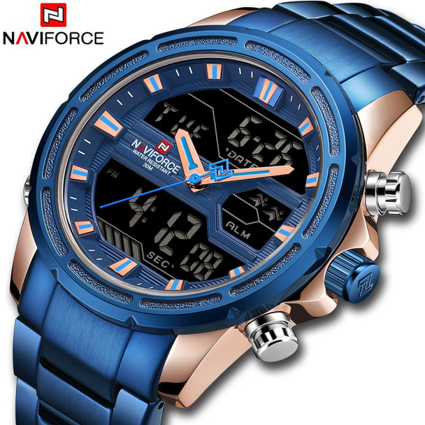 Top Luxury Brand NAVIFORCE Men Watches Military Waterproof LED Digital Sport Men's Clock Male Wrist Watch relogio masculino