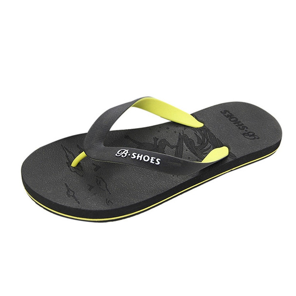 2018 Summer Men Fashion Outdoors Flip Flops Shoes Sandals Slipper indoor &amp; outdoor Anti-Skidding Flip-flops sapato masculino T