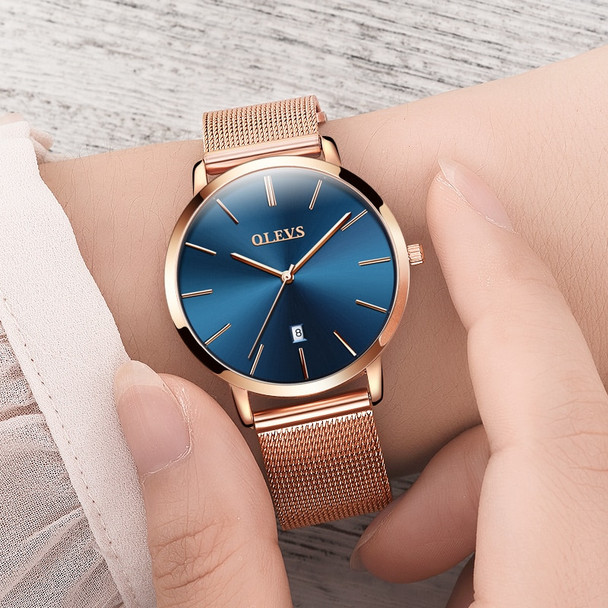 OLEVS women watches Luxury Brand ultra thin watch women Rose gold Milan steel quartz watch leather Casual clock Relogio feminino OLEVS women watches Luxury Brand ultra thin watch women Rose gold Milan steel quartz watch leather Casual clock Relogio feminino