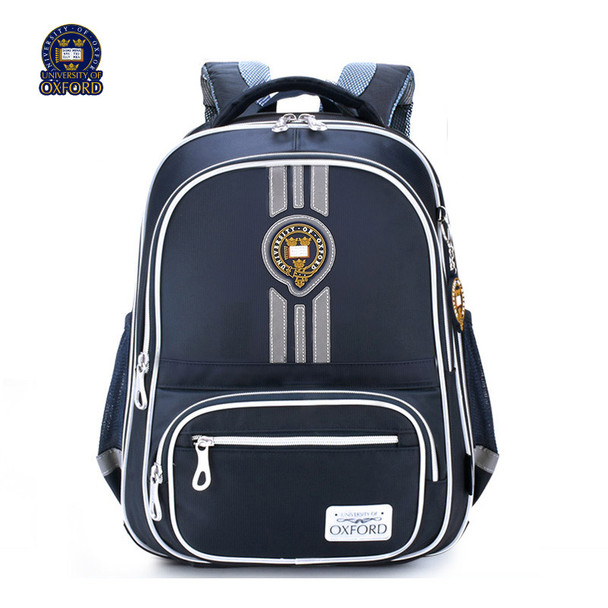  UNIVERSITY OF OXFORD CHILDREN KIDS Elementary orthopedic school bag shoulder backpack portfolio for boys grade 2-6