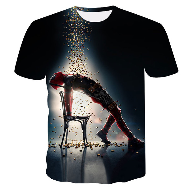 Comic Marvel Avengers T Shirt Men Superhero Captain America Spider Man Iron Man Tshirt Summer Novelty Deadpool Tee Shirts