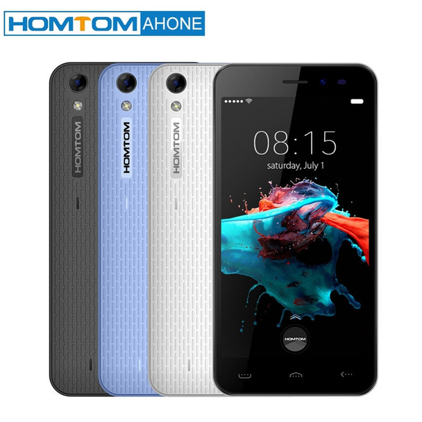  HOMTOM HT16 Smartphone 3G WCDMA Android 6.0 Quad Core MTK6580 5.0" Screen 1GB RAM 8GB ROM Dual Cameras Mobile Phone 