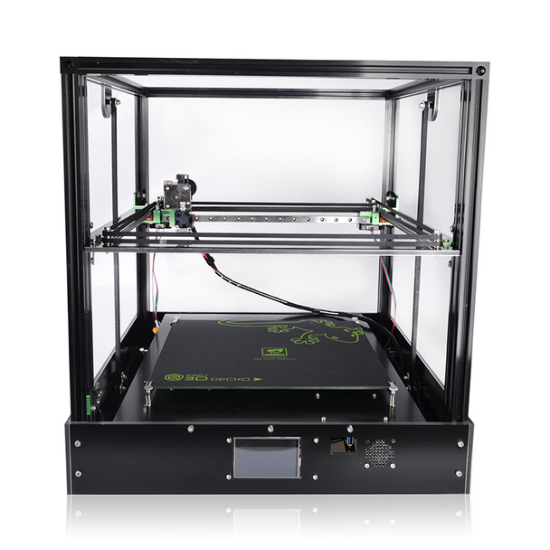 2019 3D Printer Gecko Big Screen Print Area Core XY System aluminium structure High-precision with heat bed large Titan extruder