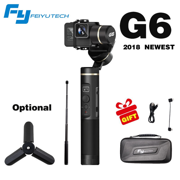 FeiyuTech Feiyu G6 3 Axis Handheld Gimbal Stabilizer for action camera Gopro 6 5 4 RX0 xiaomi yi 4k Wifi Blue Tooth OLED Screen