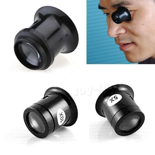 A11 1Pc 5x Watch Jewellery Magnifier Loupe Eye Len Eyepiece Repair Kit Tool IB077