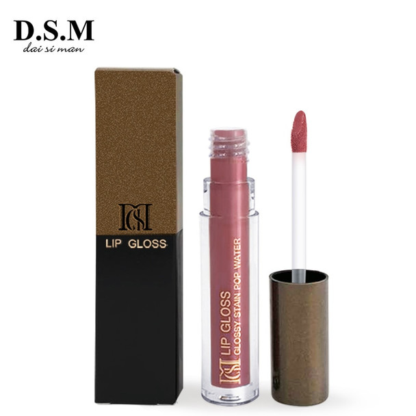  D.S.M Popular Sexy Matte Lip Gloss Waterproof Long-lasting Lips Tint Makeup Natural Color Lipgloss Makeup Liquid Lipstick