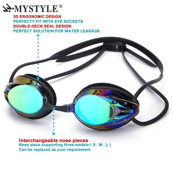 New Swim Glasses for Men Adjustable Electroplating Waterproof Anti-fog UV Women Swimming Pool Goggles Professional Adult Eyewear