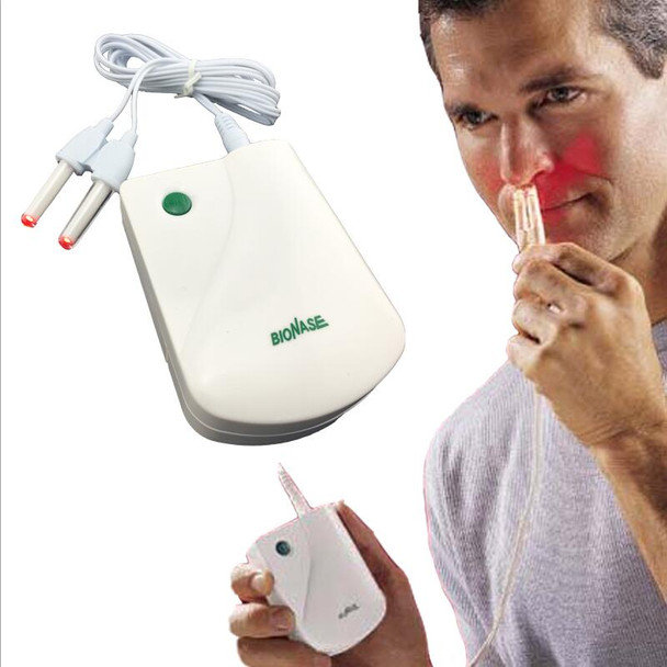 Nose rhinitis Health Care BioNase allergic Rhinitis Sinusitis Nose Therapy Massage Device Cure Pulse Laser Therapentic Masseur