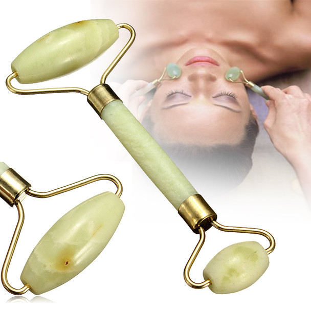 1Pcs Facial Massage Jade Roller Face Body Head Neck Nature Beauty Device Face Health Massage Tool Z25