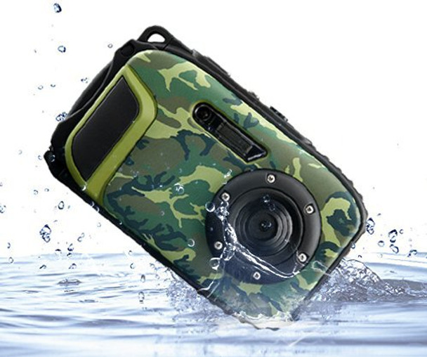 New 16MP Digital Camera With 10m Waterproof +8X digital Zoom + 2.7 inch Screen free shipping