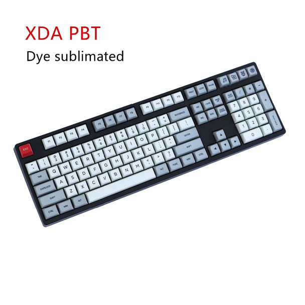 XDA keycap 139keys Dye-sub Similar to DSA For MX Mechanical Keyboard Ergo Filco Leopold Noppoo Planck