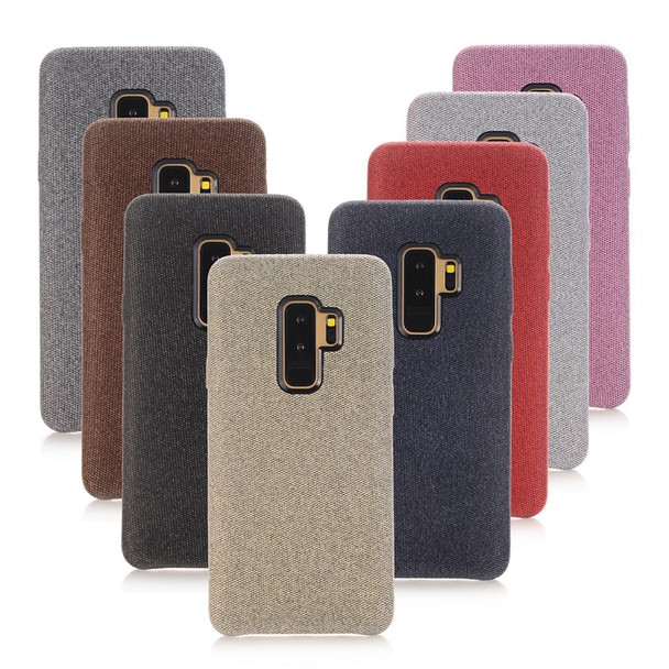 Luxury Canvas Grain Case For Samsung GalaxyS9 S9plus Note9 n8 S8 S8plus Hidden Buttons Fabric Retro Canvas Soft Back Cover Cases